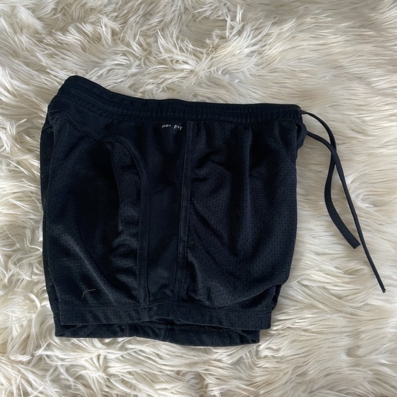 Nike dry fit breathable athletic flowing black track shorts short shorts sz XS - Picture 4 of 17